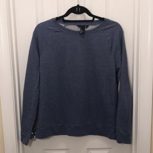 H&M basic medium blue-gray sweatshirt